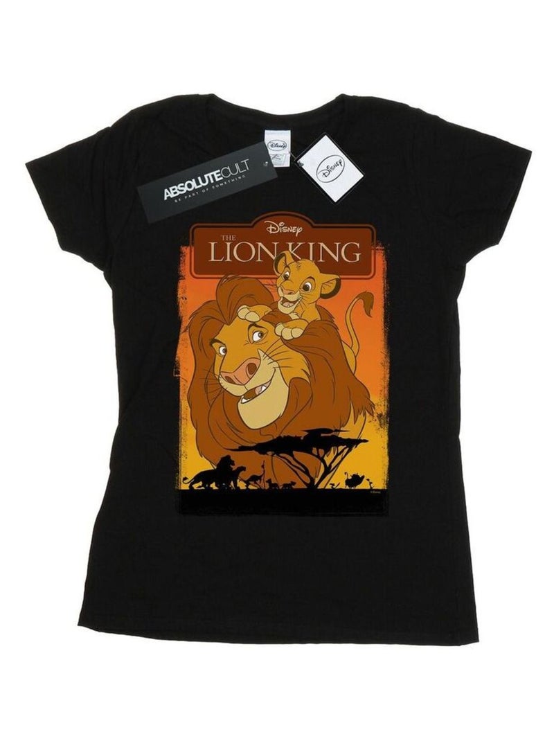 Disney - T-shirt Le Roi Lion Noir - Kiabi