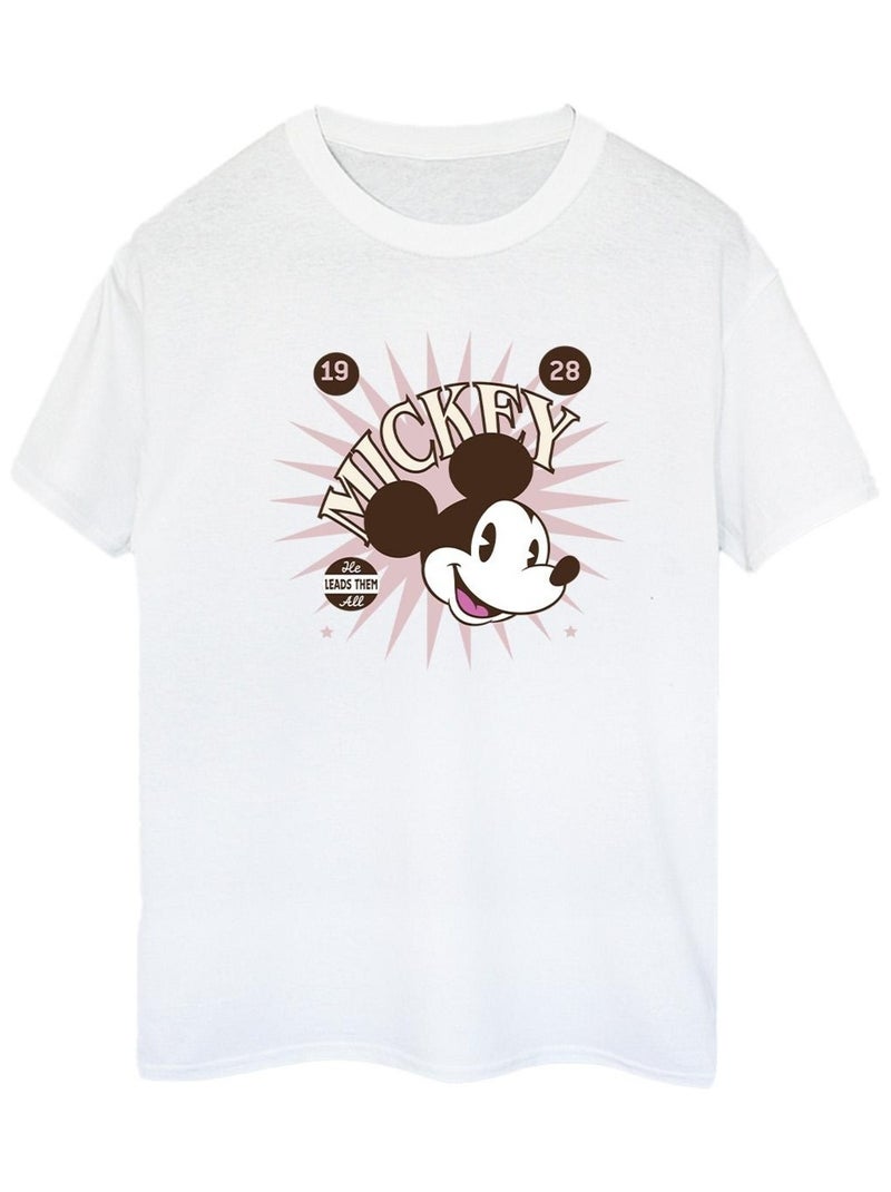 Disney - T-shirt LEADS THEM ALL Blanc - Kiabi