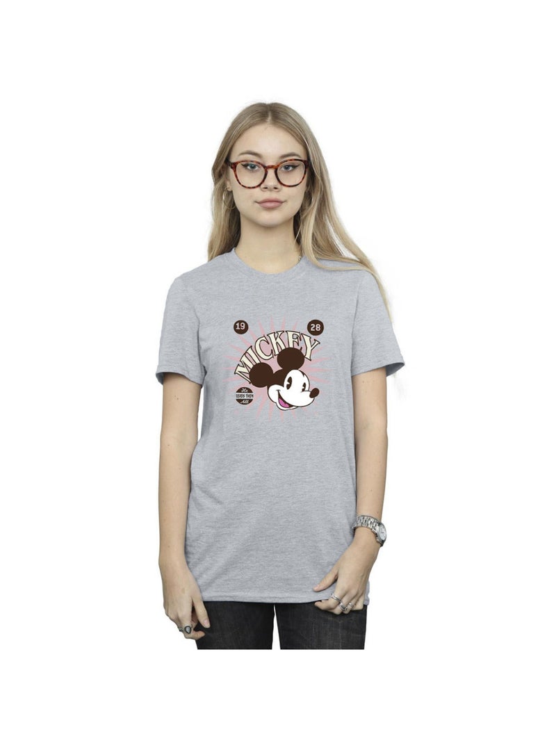 Disney - T-shirt LEADS THEM ALL Gris chiné - Kiabi