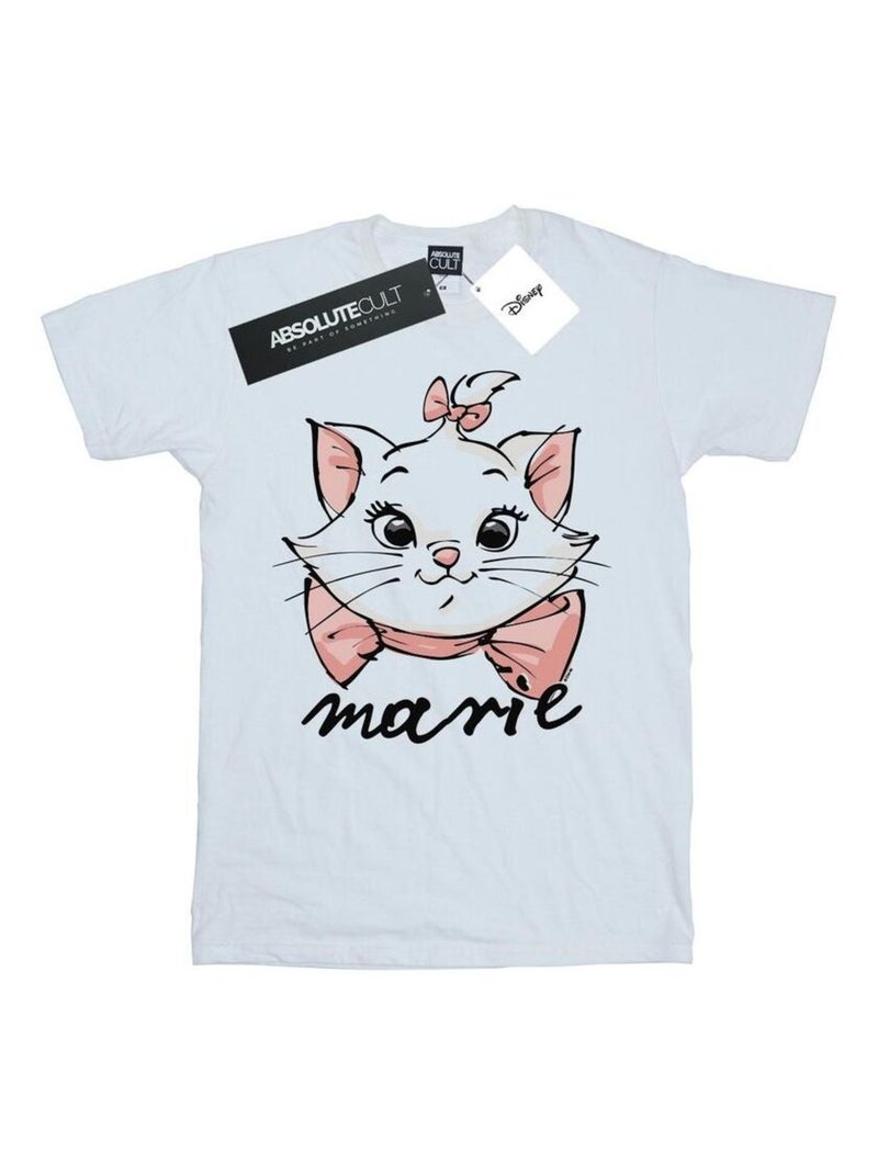 Disney - T-shirt Les Aristochats Blanc - Kiabi