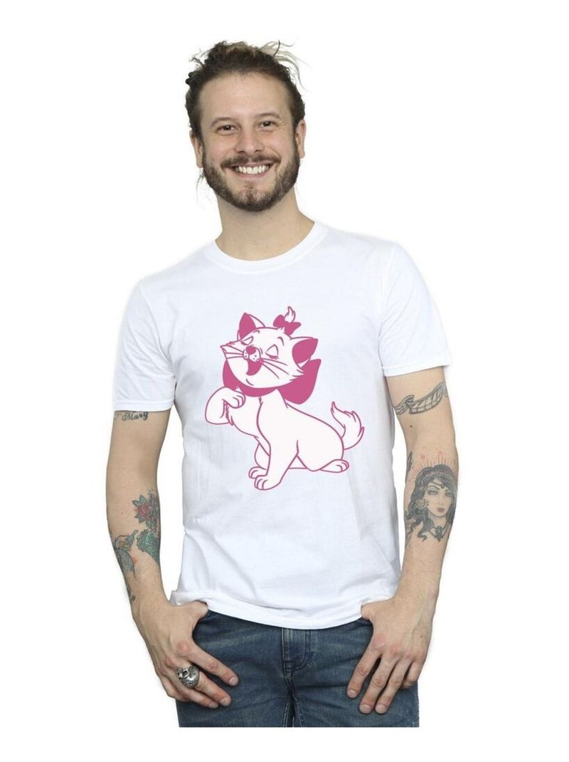 Disney - T-shirt Les Aristochats Blanc - Kiabi