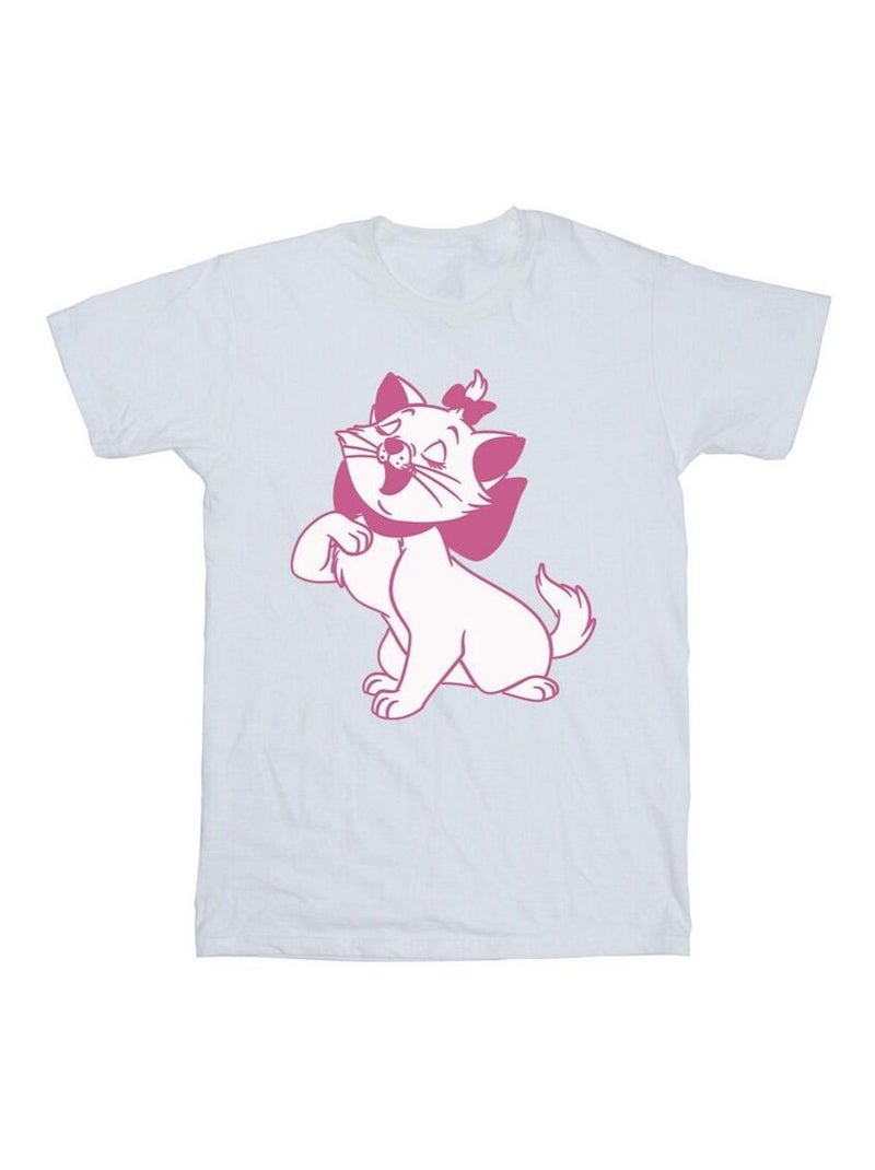 Disney - T-shirt Les Aristochats Blanc - Kiabi