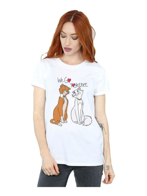 Disney - T-shirt Les Aristochats WE GO TOGETHER - Kiabi