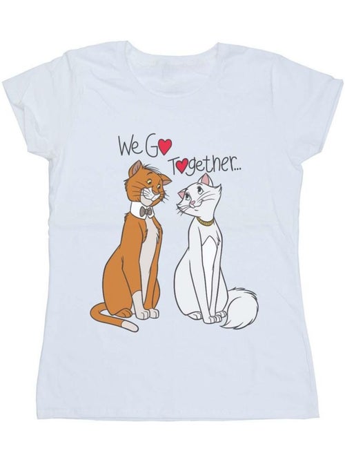 Disney - T-shirt Les Aristochats WE GO TOGETHER - Kiabi