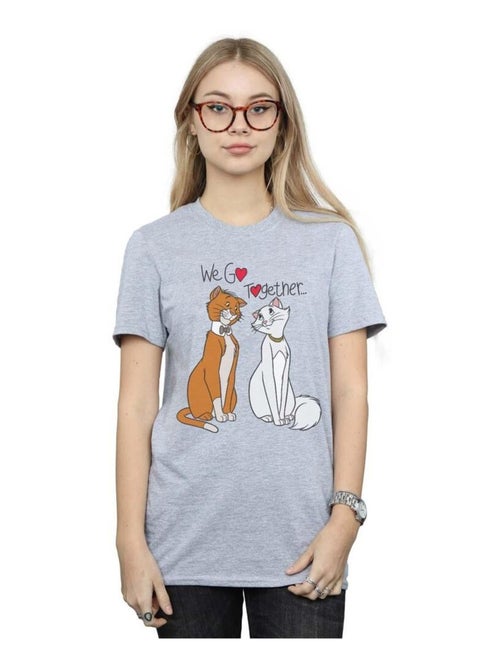 Disney - T-shirt Les Aristochats WE GO TOGETHER - Kiabi