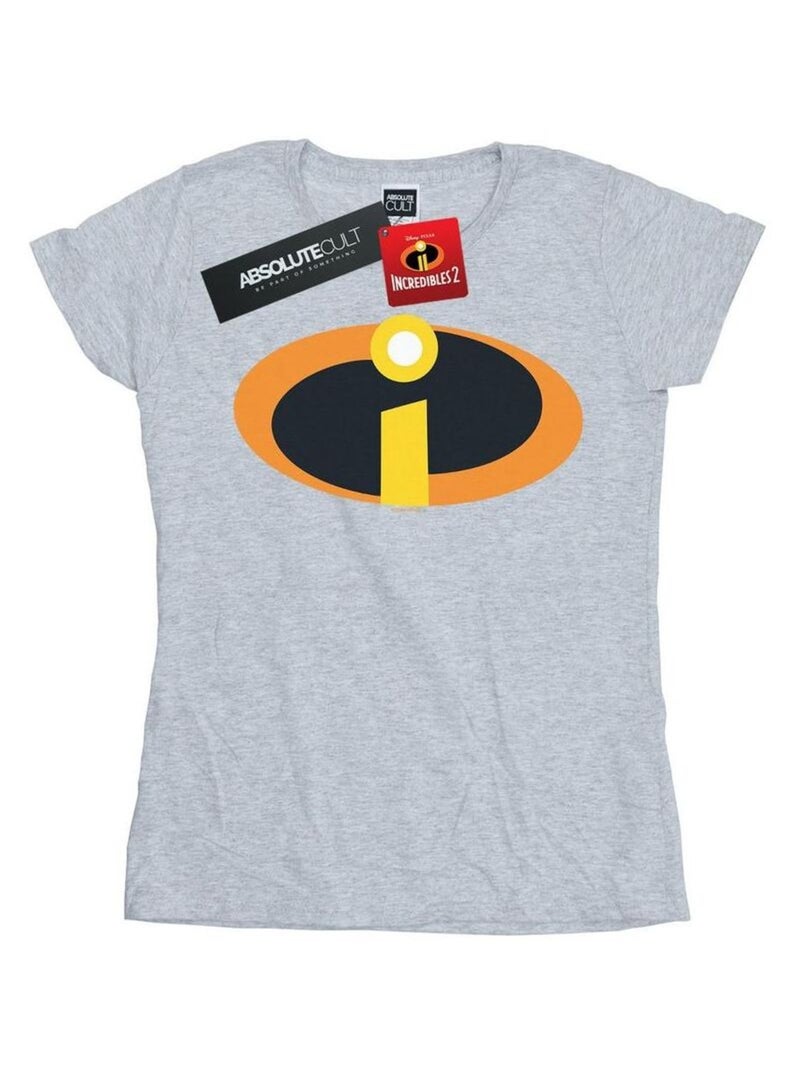 Disney - T-shirt Les Indestructibles Gris chiné - Kiabi