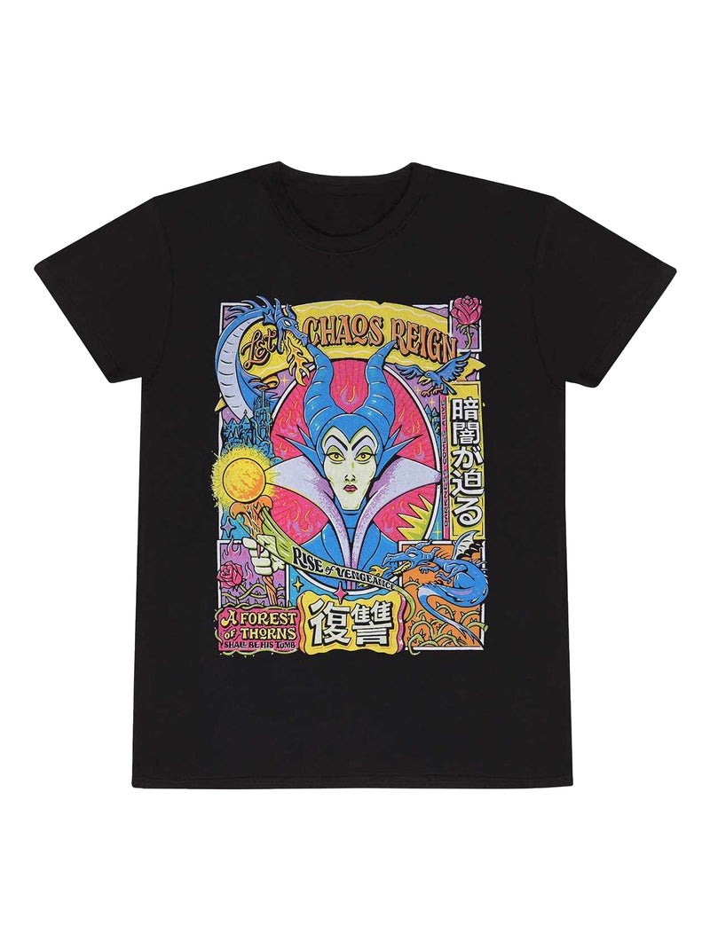 Disney - T-shirt LET CHAOS REIGN Noir - Kiabi
