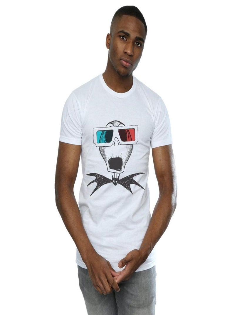 Disney - T-shirt L'Étrange Noël de monsieur Jack Blanc - Kiabi