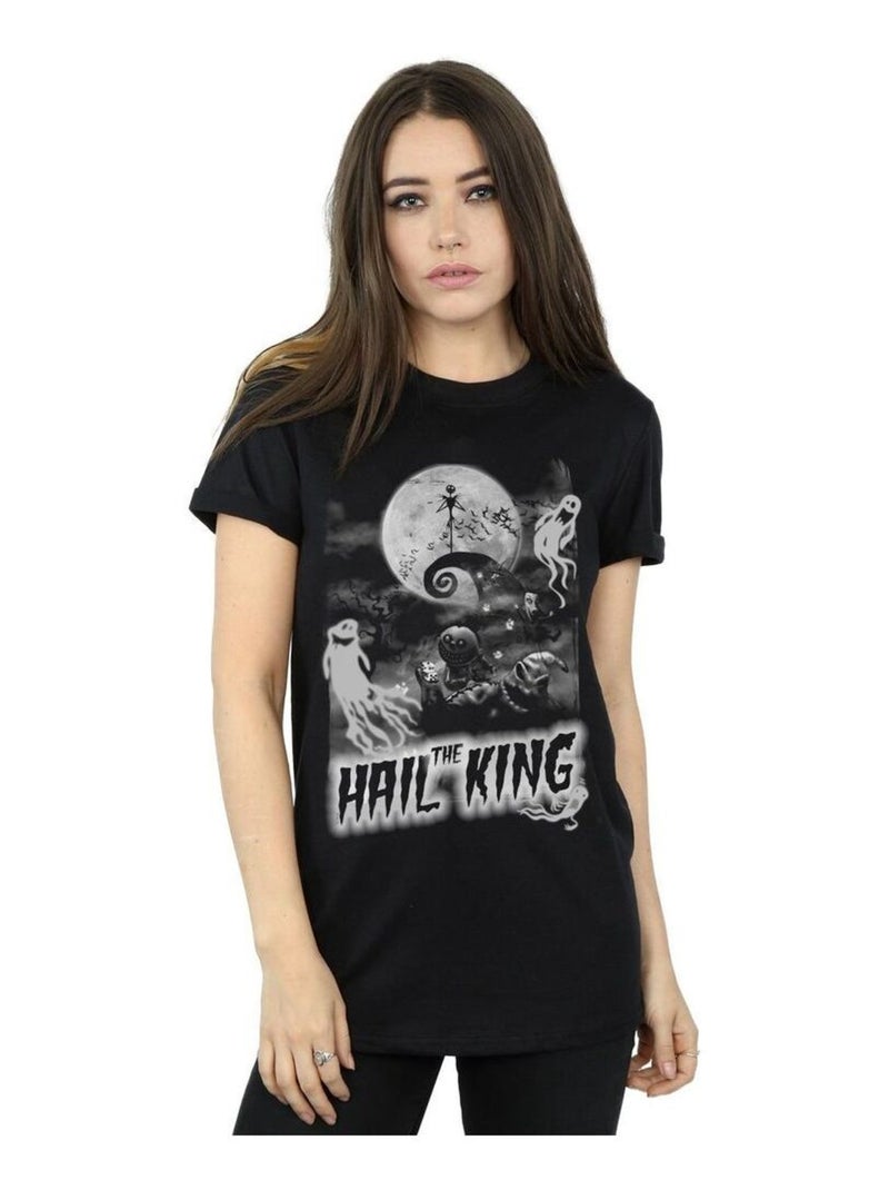 Disney - T-shirt L'Étrange Noël de monsieur Jack HAIL THE KING Noir - Kiabi