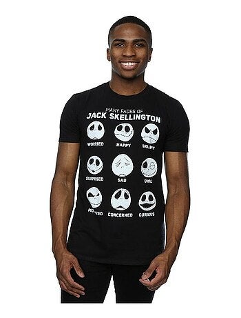Disney - T-shirt L'Étrange Noël de monsieur Jack MANY FACES OF JACK