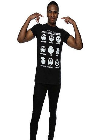 Disney - T-shirt L'Étrange Noël de monsieur Jack MANY FACES OF JACK
