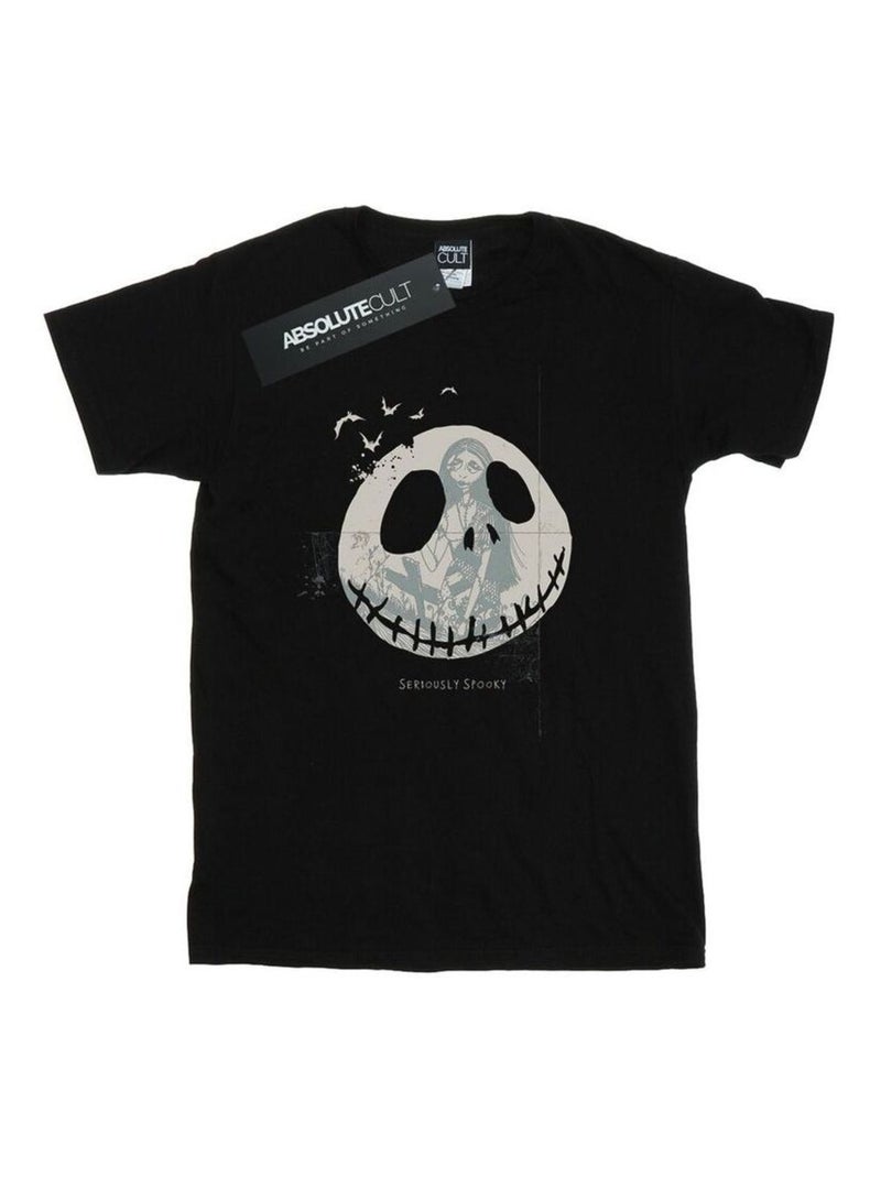 Disney - T-shirt L'Étrange Noël de monsieur Jack SERIOUSLY SPOOKY Noir - Kiabi