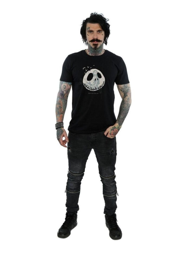 Disney - T-shirt L'Étrange Noël de monsieur Jack SERIOUSLY SPOOKY Noir - Kiabi