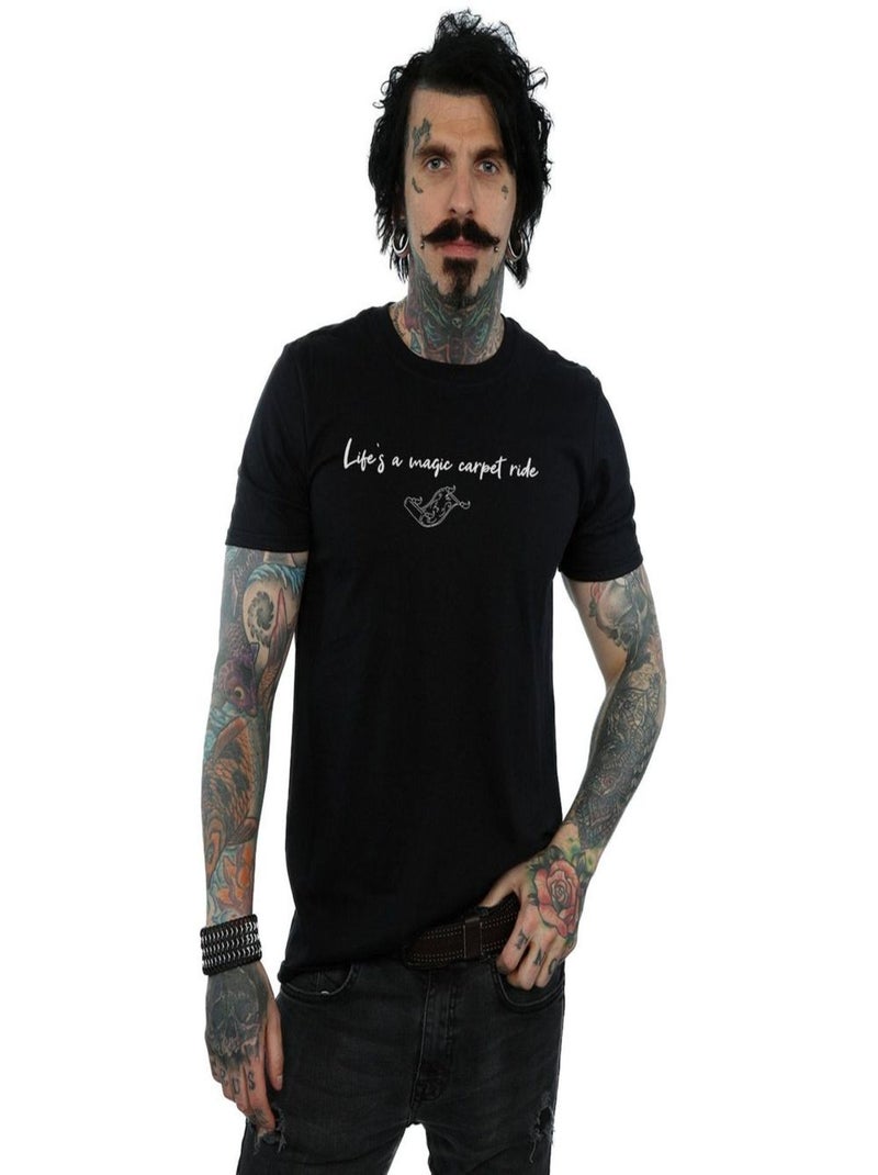 Disney - T-shirt LIFE'S A MAGIC CARPET RIDE Noir - Kiabi