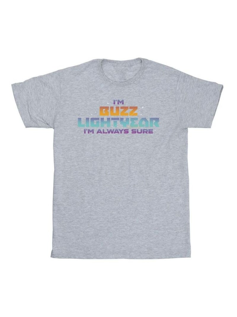 Disney - T-shirt LIGHTYEAR ALWAYS SURE Gris chiné - Kiabi