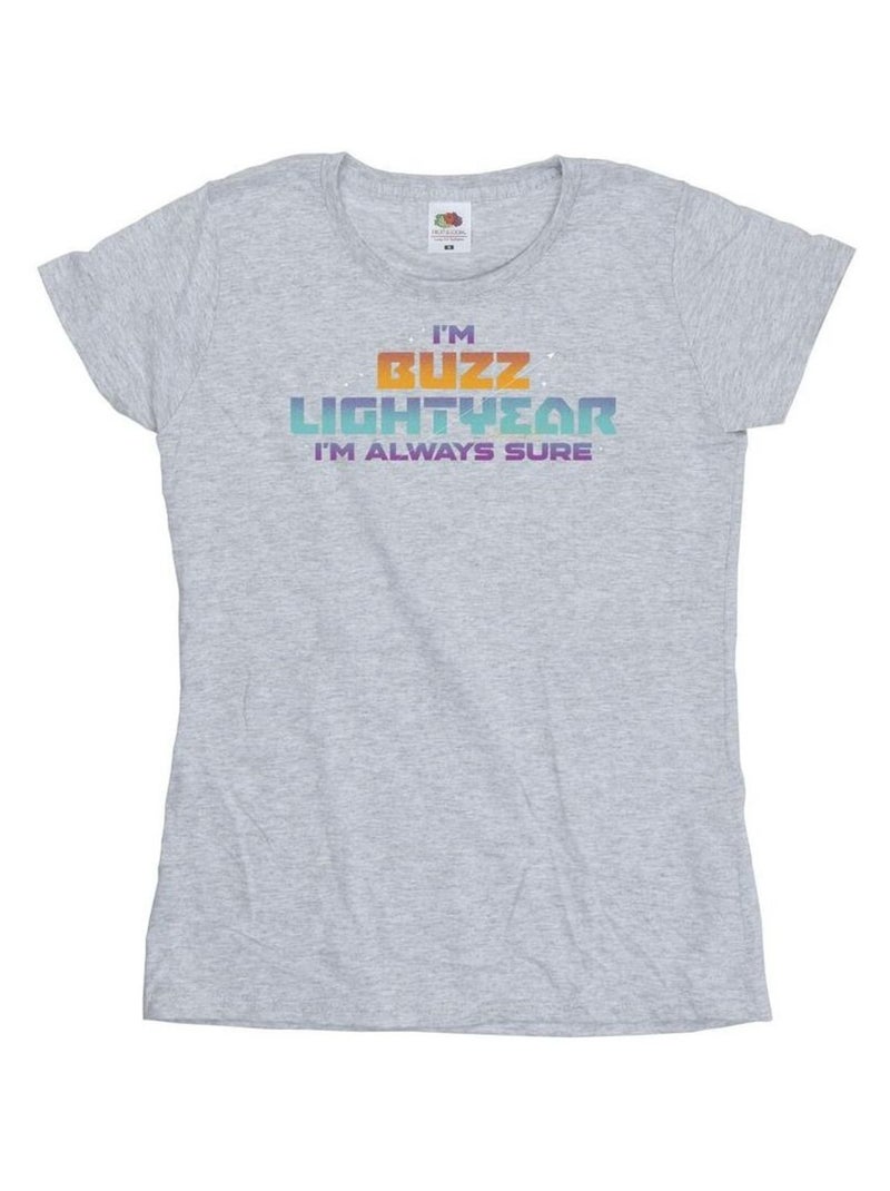 Disney - T-shirt LIGHTYEAR ALWAYS SURE Gris chiné - Kiabi