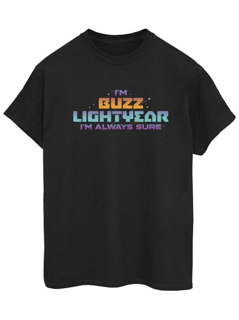 Disney - T-shirt LIGHTYEAR ALWAYS SURE Noir - Kiabi