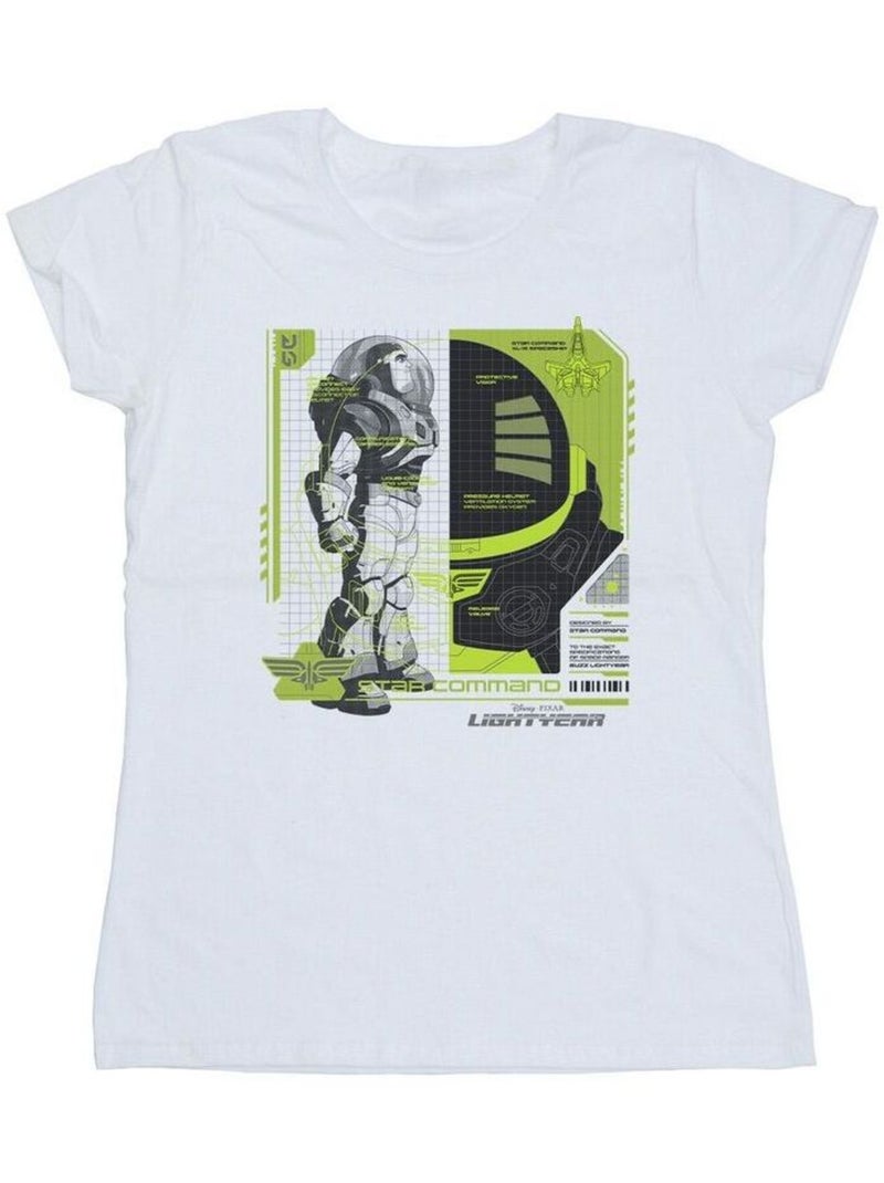 Disney - T-shirt LIGHTYEAR Blanc - Kiabi