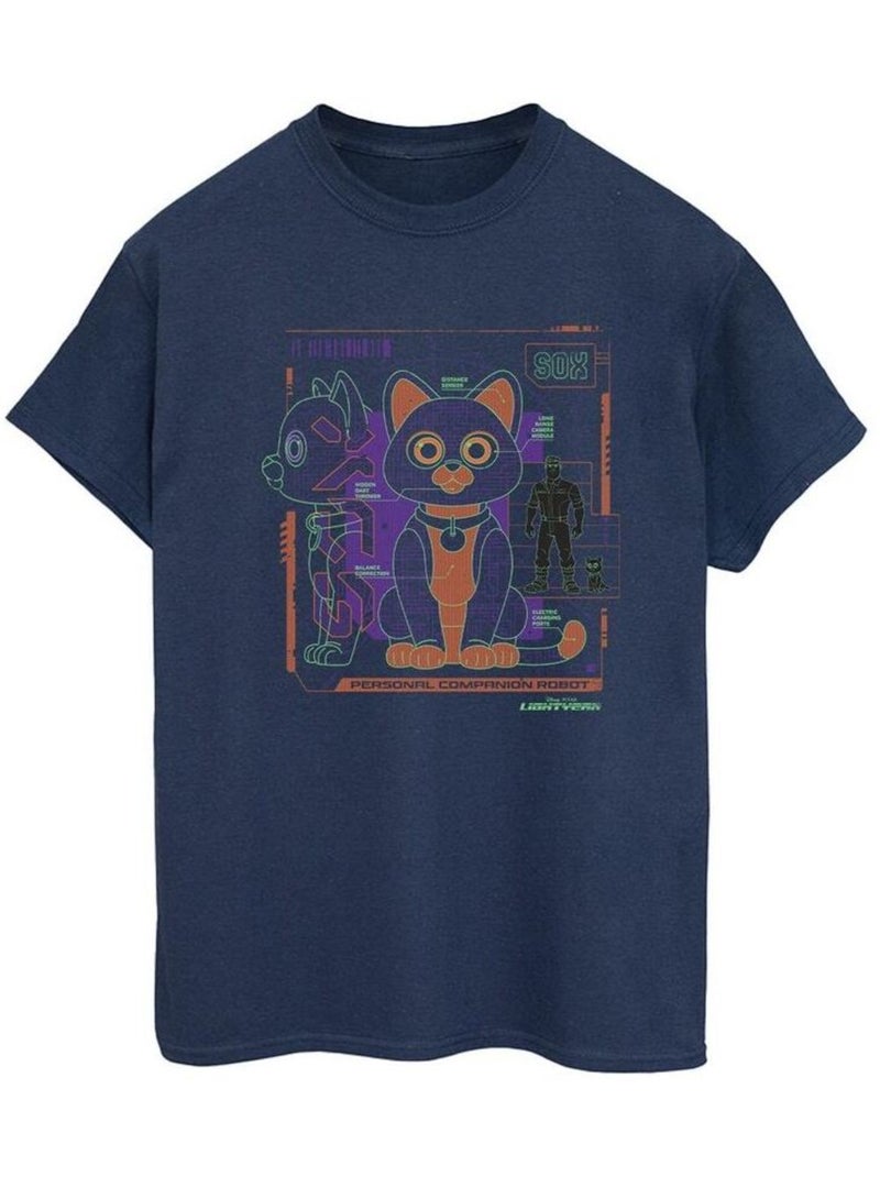 Disney - T-shirt LIGHTYEAR Bleu marine - Kiabi