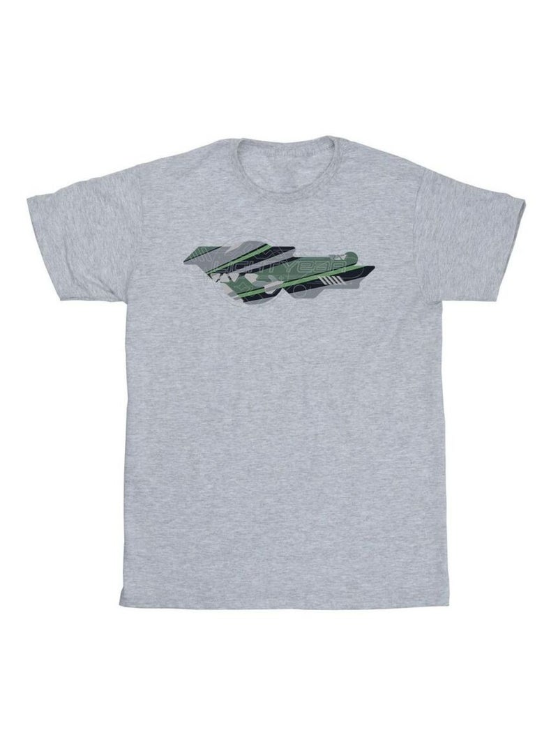 Disney - T-shirt LIGHTYEAR GRAPHIC TITLE Gris chiné - Kiabi