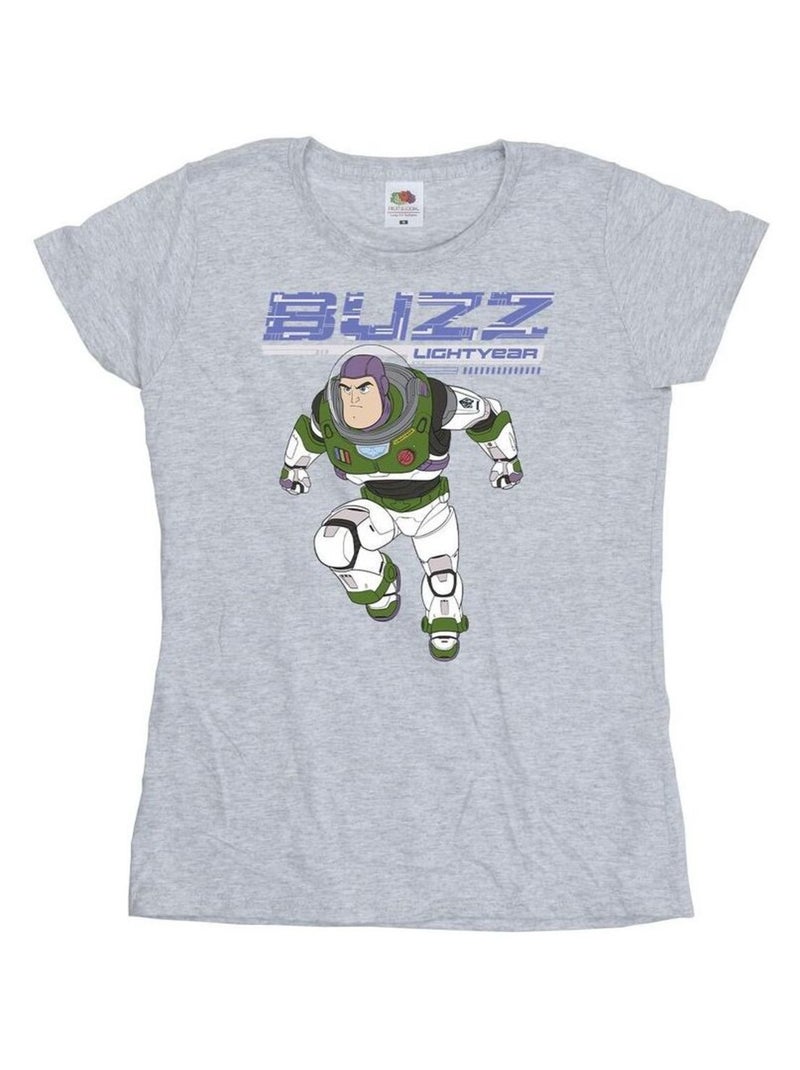 Disney - T-shirt LIGHTYEAR JUMP TO ACTION Gris chiné - Kiabi