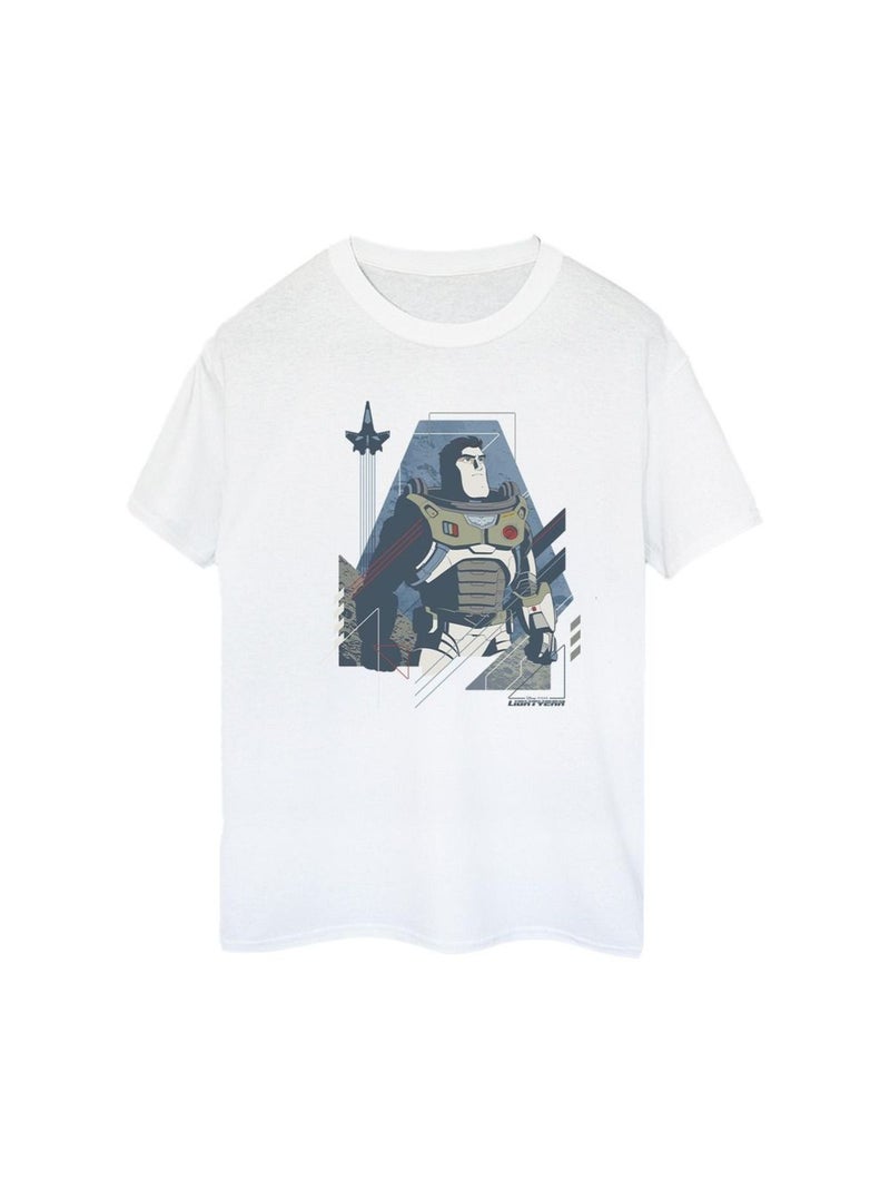 Disney - T-shirt LIGHTYEAR LOOK TO THE STARS Blanc - Kiabi