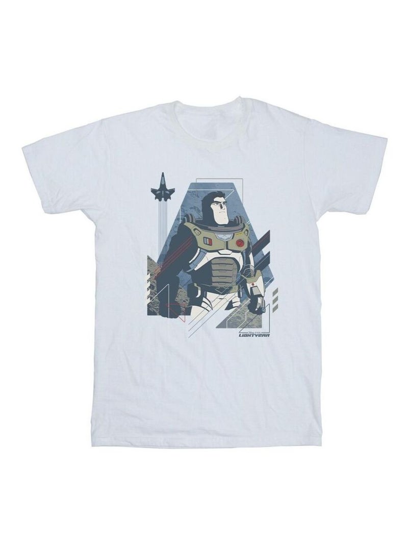 Disney - T-shirt LIGHTYEAR LOOK TO THE STARS Blanc - Kiabi