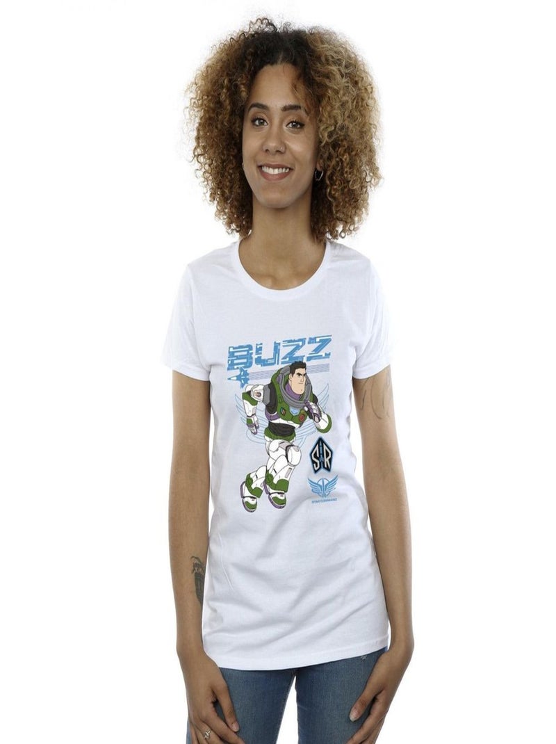 Disney - T-shirt LIGHTYEAR RUN TO ACTION Blanc - Kiabi