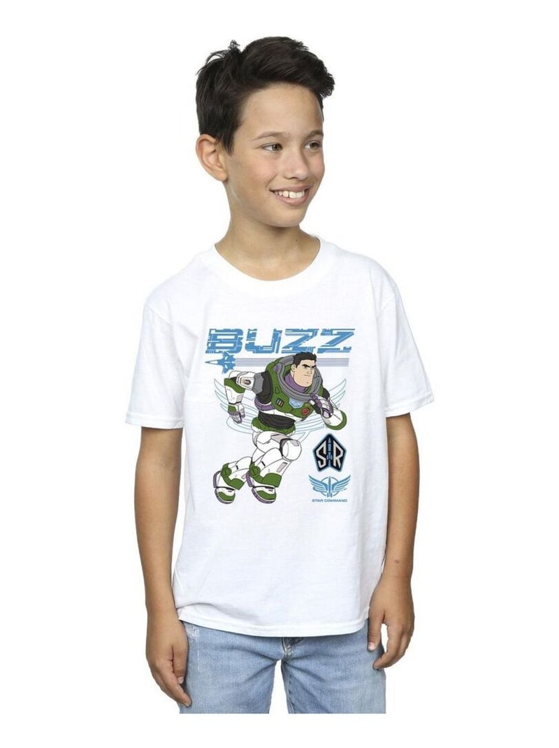 Disney - T-shirt LIGHTYEAR RUN TO ACTION Blanc - Kiabi