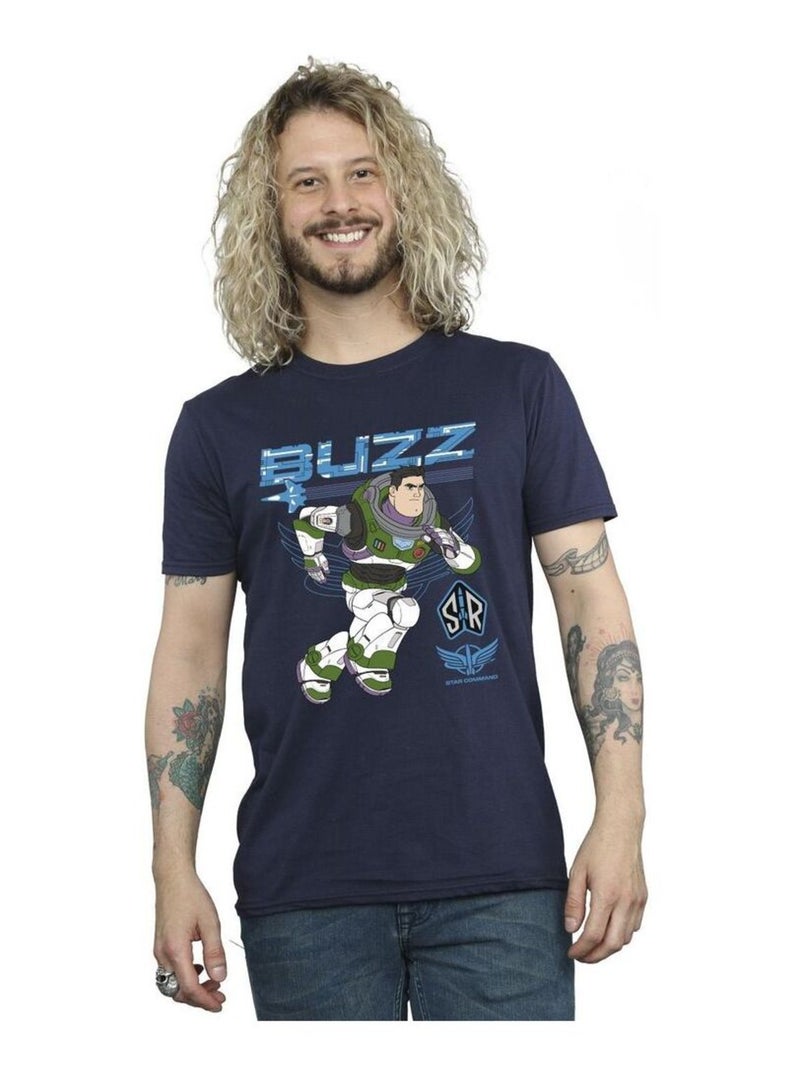 Disney - T-shirt LIGHTYEAR RUN TO ACTION Bleu marine - Kiabi