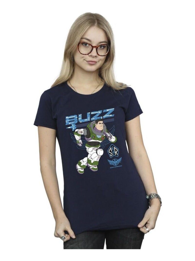 Disney - T-shirt LIGHTYEAR RUN TO ACTION Bleu marine - Kiabi