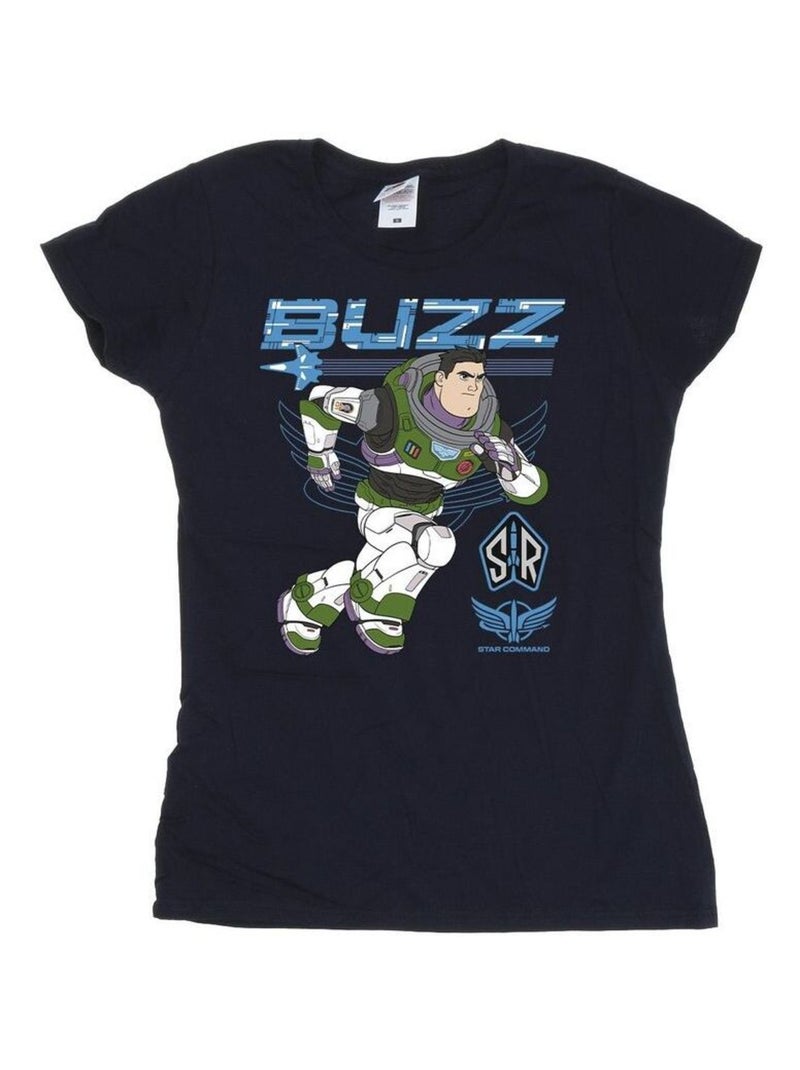 Disney - T-shirt LIGHTYEAR RUN TO ACTION Bleu marine - Kiabi