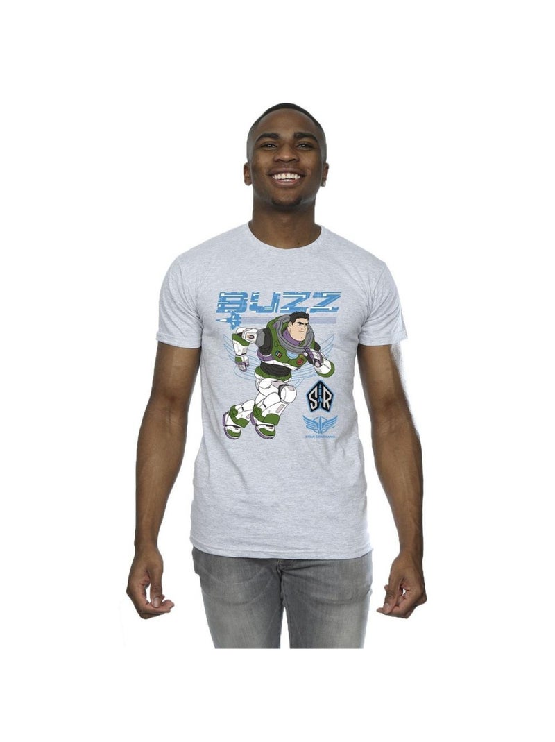 Disney - T-shirt LIGHTYEAR RUN TO ACTION Gris chiné - Kiabi