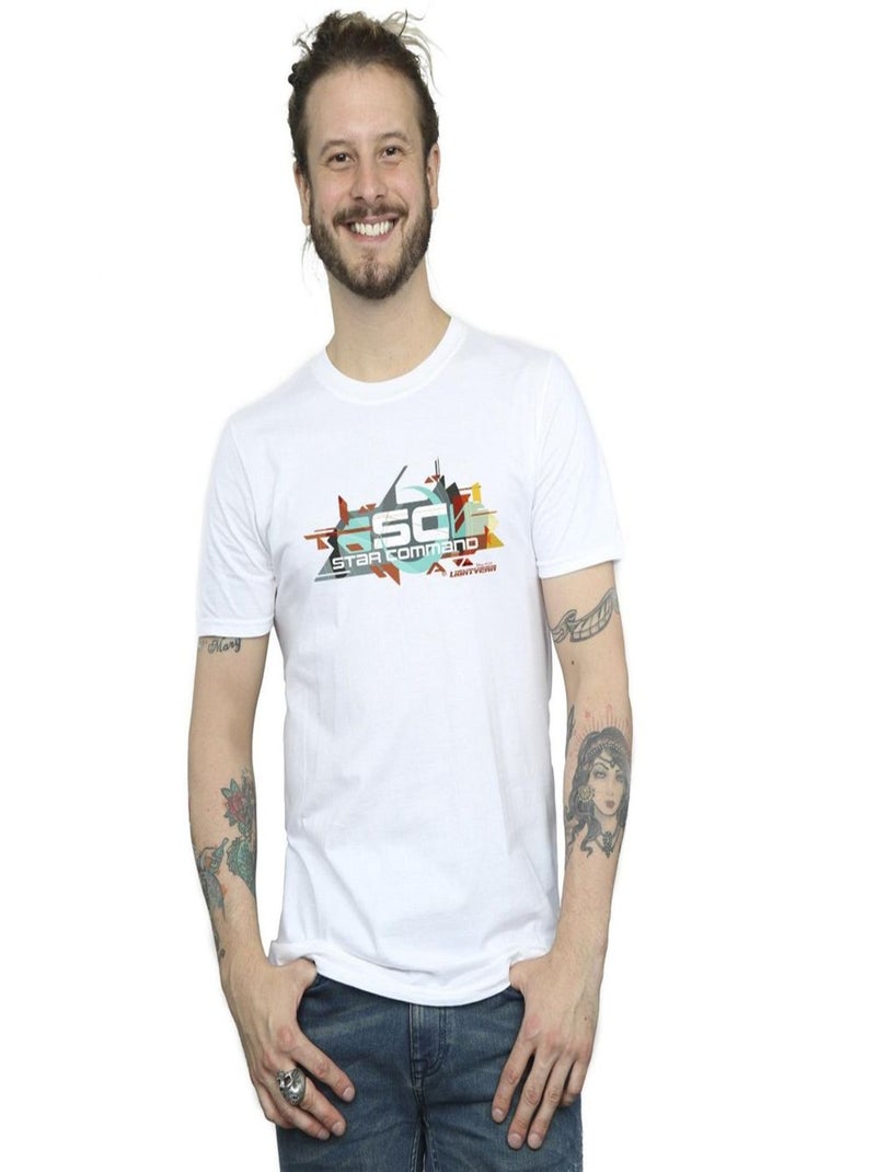 Disney - T-shirt LIGHTYEAR STAR COMMAND GRAPHIC TITLE Blanc - Kiabi