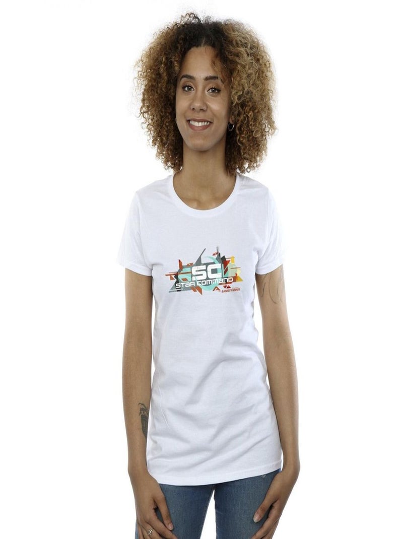 Disney - T-shirt LIGHTYEAR STAR COMMAND GRAPHIC TITLE Blanc - Kiabi