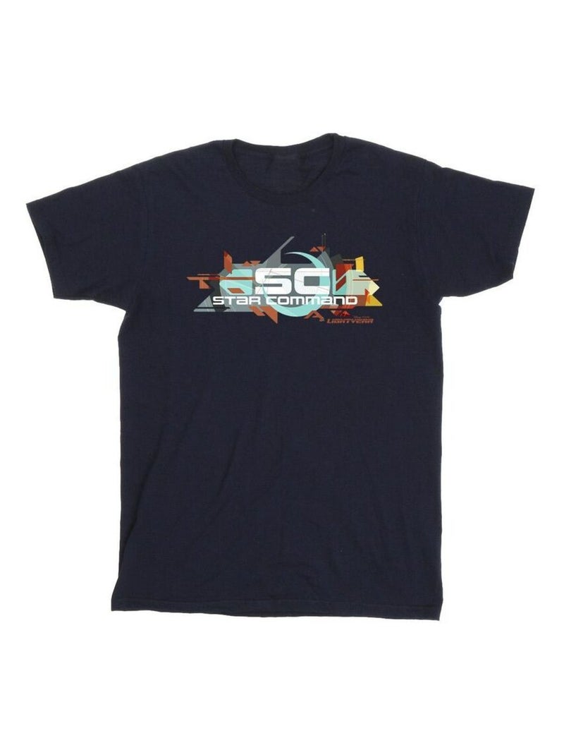 Disney - T-shirt LIGHTYEAR STAR COMMAND GRAPHIC TITLE Bleu marine - Kiabi