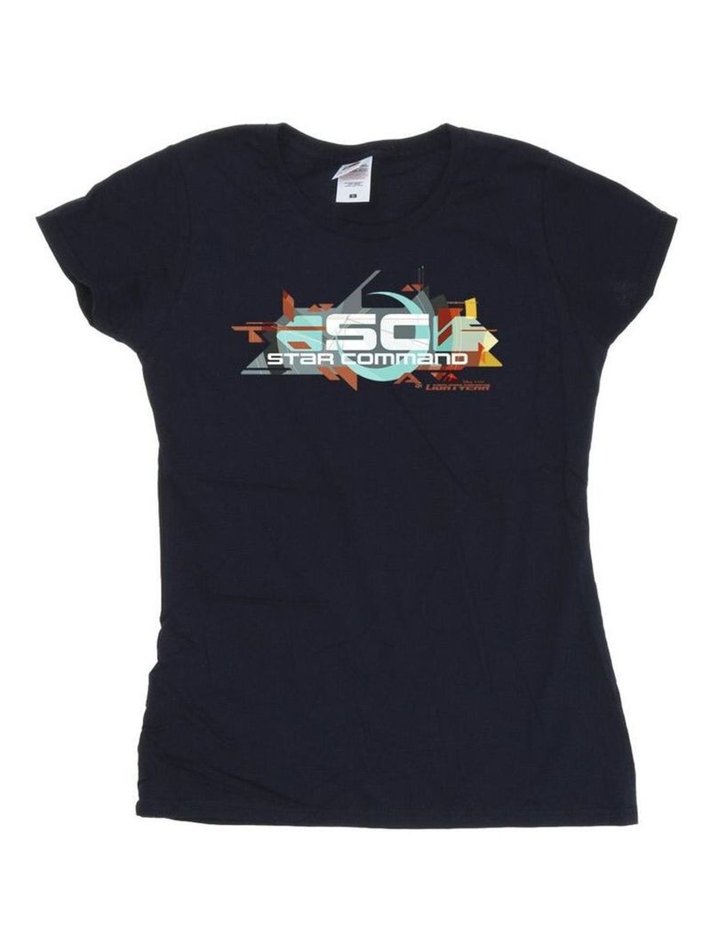 Disney - T-shirt LIGHTYEAR STAR COMMAND GRAPHIC TITLE Bleu marine - Kiabi