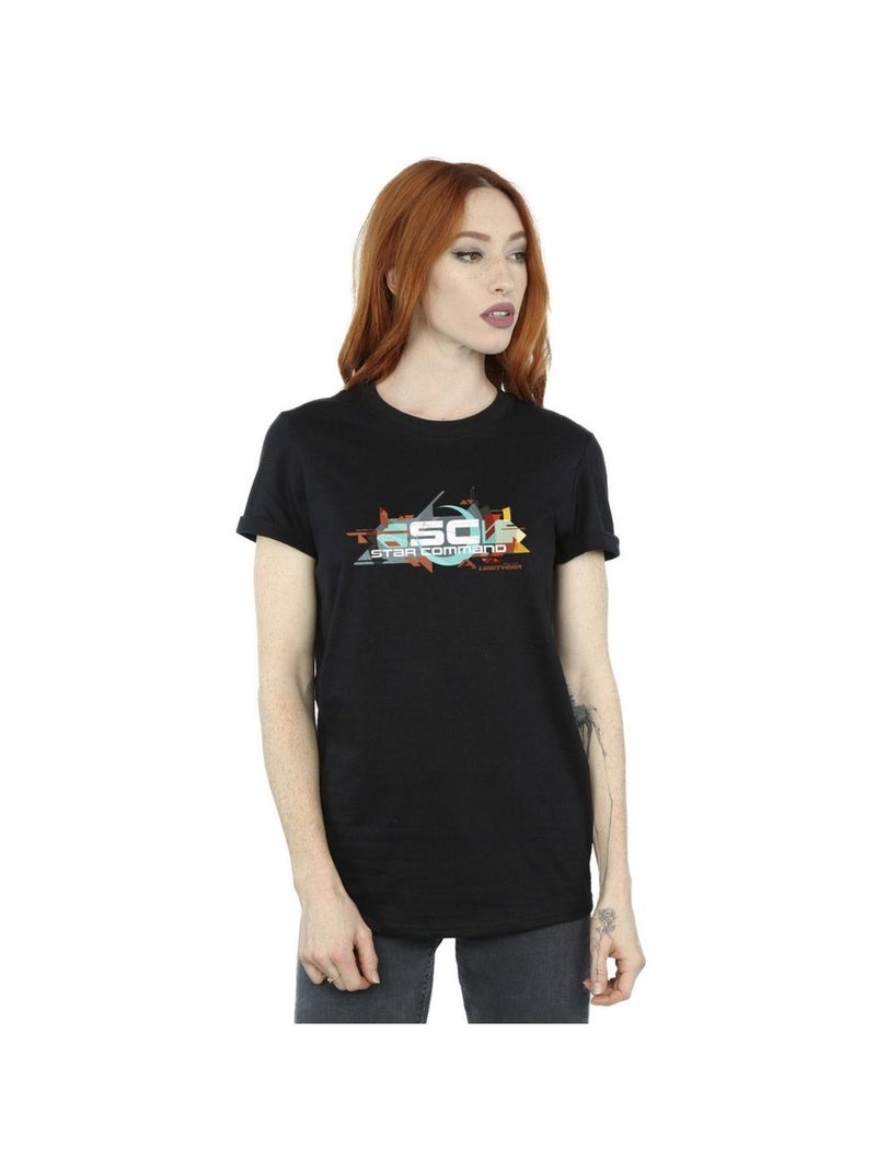 Disney - T-shirt LIGHTYEAR STAR COMMAND GRAPHIC TITLE Noir - Kiabi
