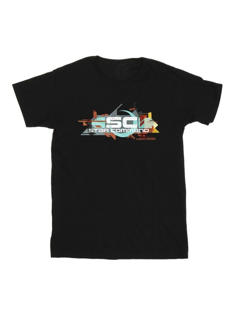 Disney - T-shirt LIGHTYEAR STAR COMMAND GRAPHIC TITLE Noir - Kiabi