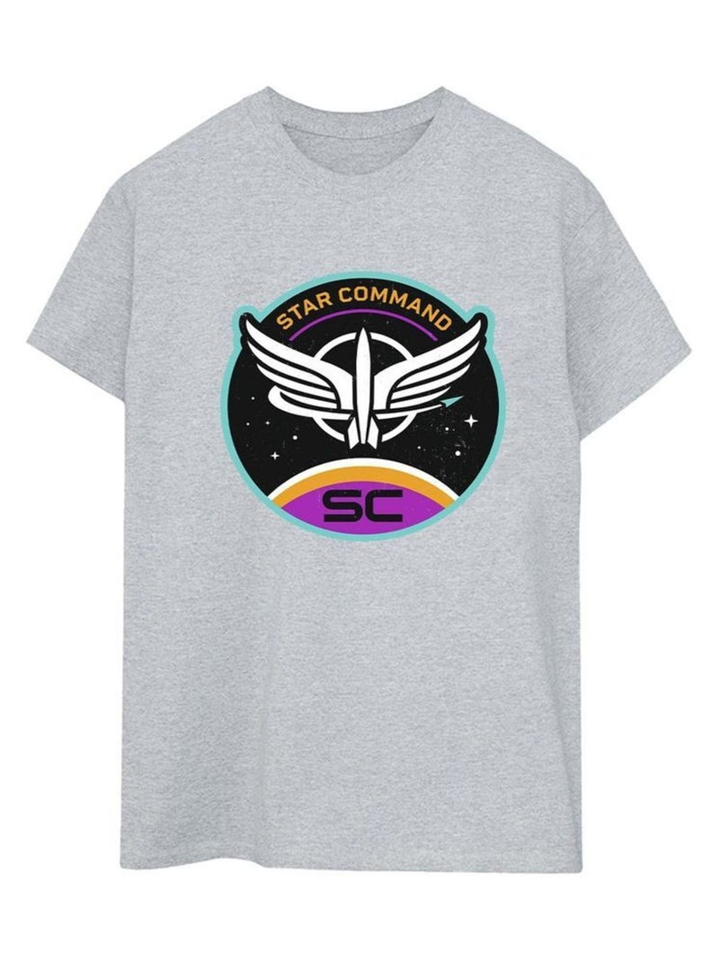 Disney - T-shirt LIGHTYEAR STAR COMMAND Gris chiné - Kiabi