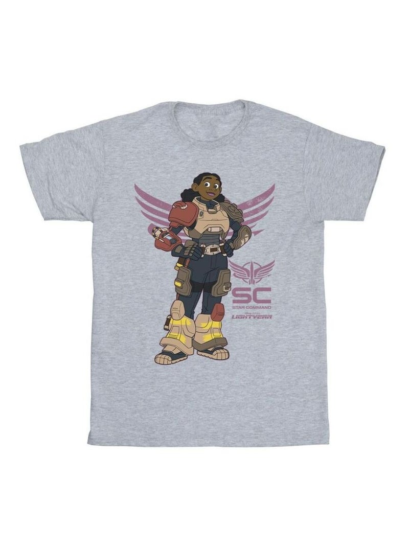 Disney - T-shirt LIGHTYEAR STAR COMMAND Gris chiné - Kiabi