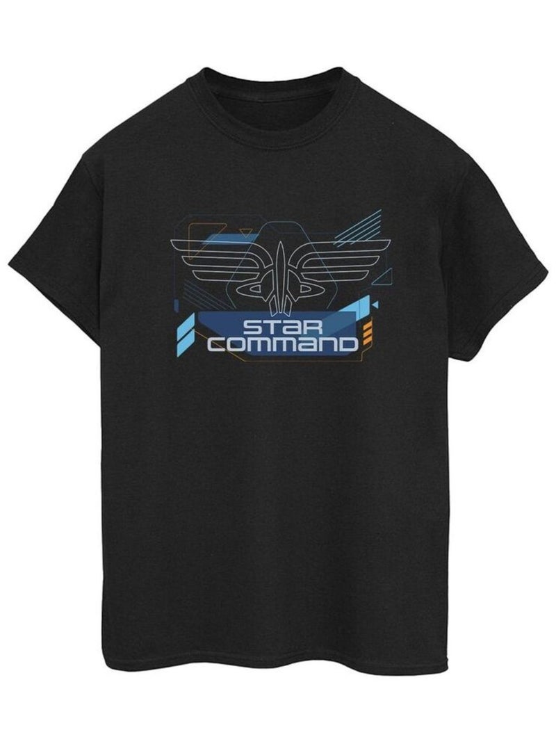 Disney - T-shirt LIGHTYEAR STAR COMMANDS Noir - Kiabi