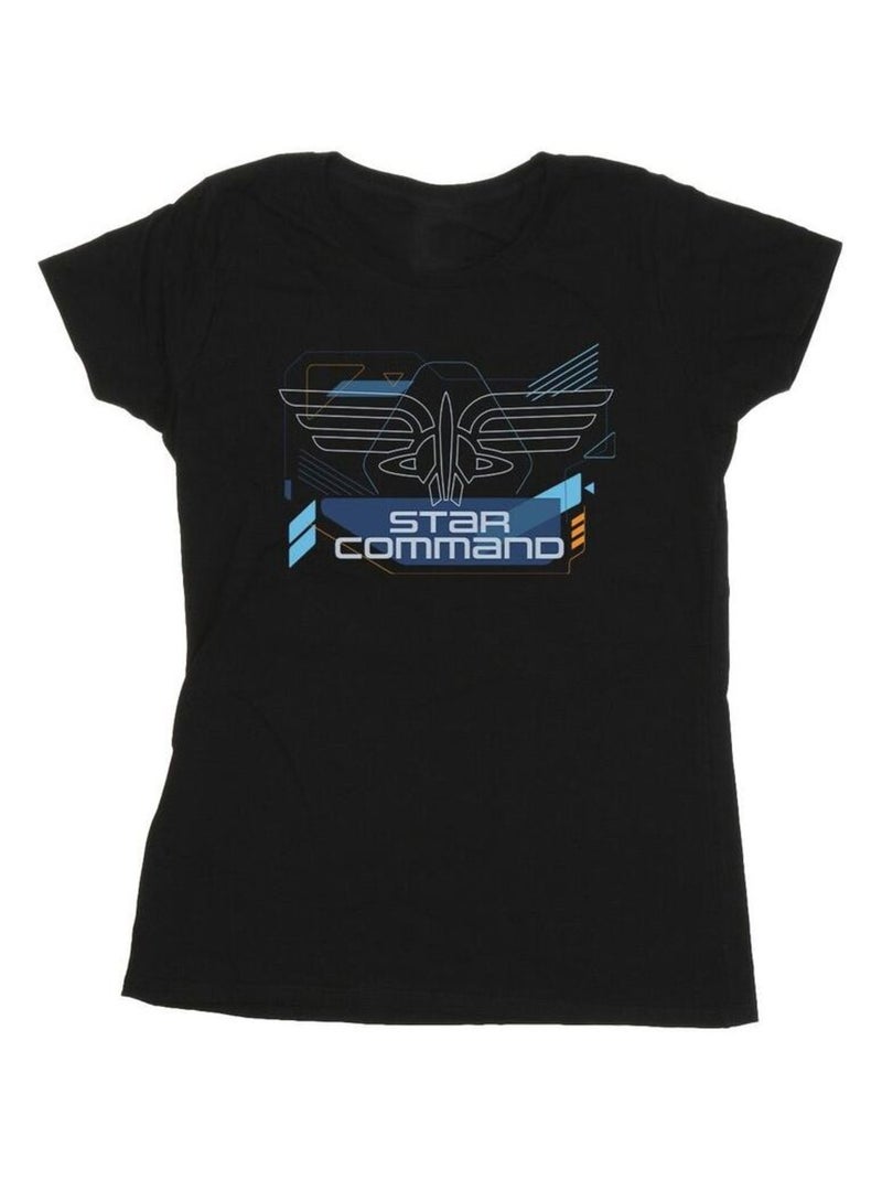 Disney - T-shirt LIGHTYEAR STAR COMMANDS Noir - Kiabi