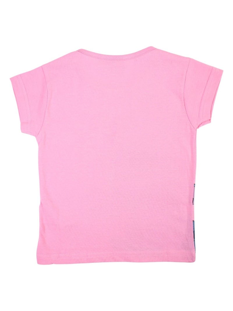 Disney - T-shirt Lilo et Stitch Rose clair - Kiabi