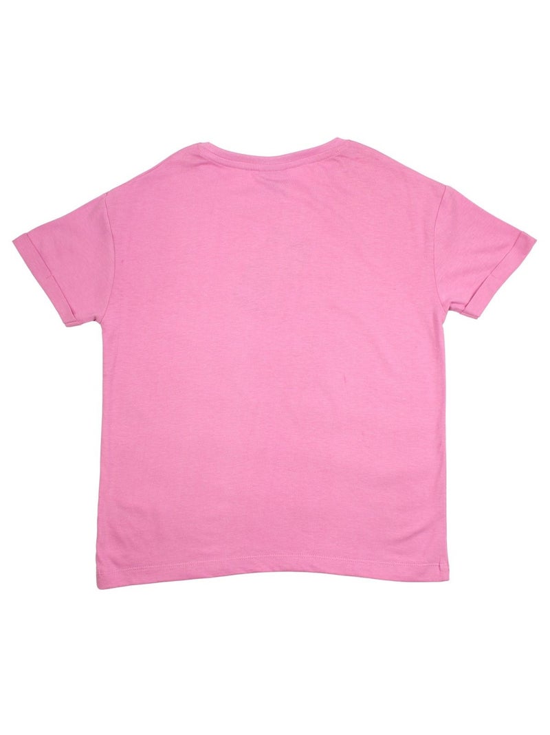 Disney - T-shirt Lilo et Stitch. Rose - Kiabi