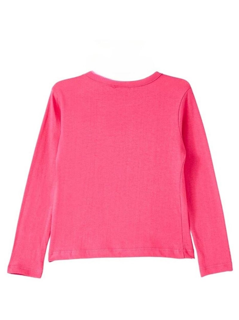 Disney - T-shirt Lilo et Stitch Rose fushia - Kiabi