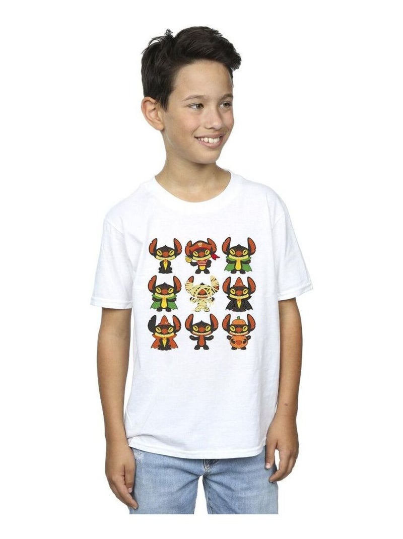 Disney - T-shirt LILO & STITCH Blanc - Kiabi
