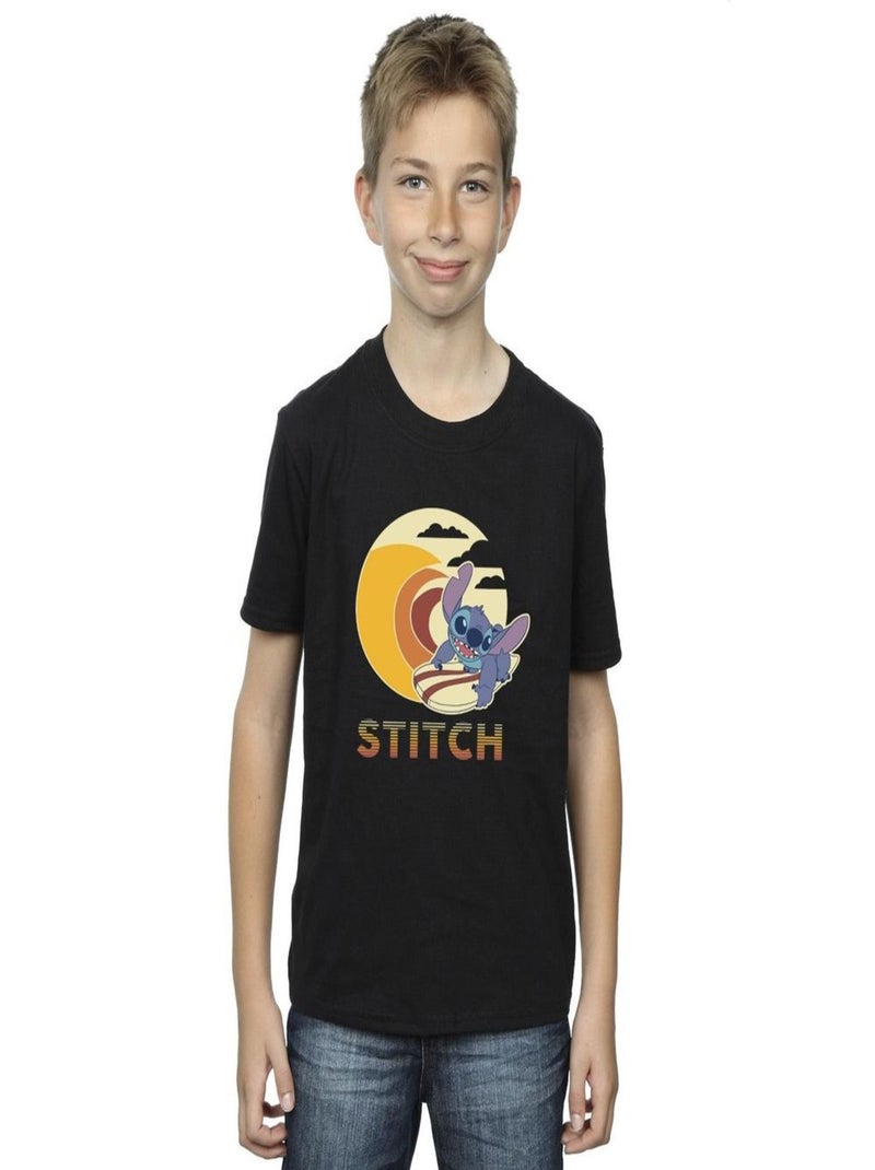 Disney - T-shirt LILO & STITCH Noir - Kiabi