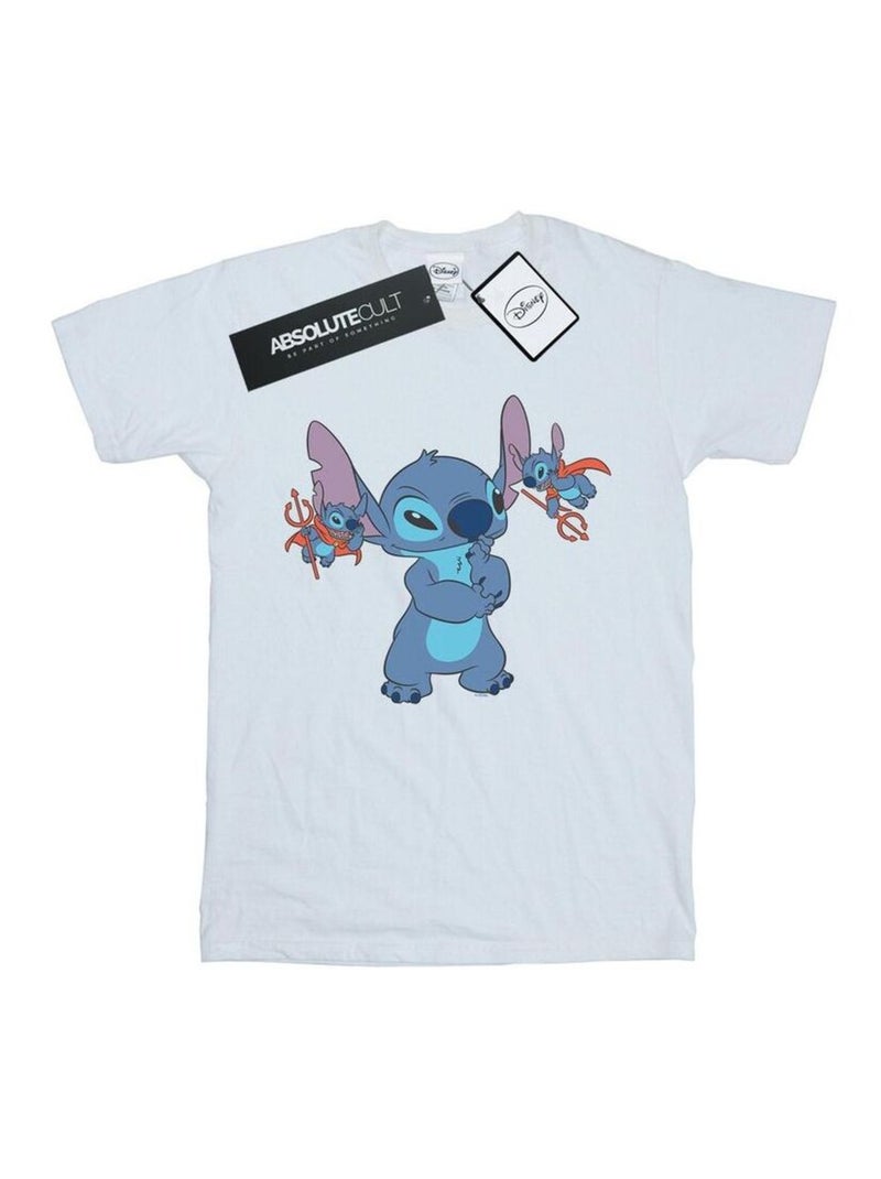 Disney - T-shirt LITTLE DEVILS Blanc - Kiabi