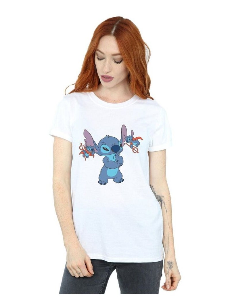 Disney - T-shirt LITTLE DEVILS Blanc - Kiabi